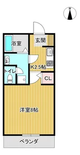 エスポワール【1階】の間取り