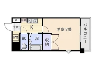 サンモール中央【3階】の間取り