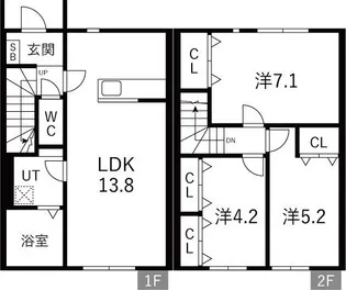 PROGRESS IIIの間取り