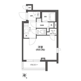 GRAN PASEO 四谷若葉【4階】の間取り