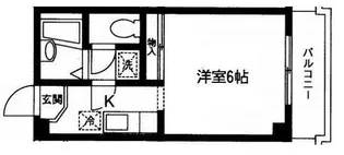 トライファースト日高【4階】の間取り