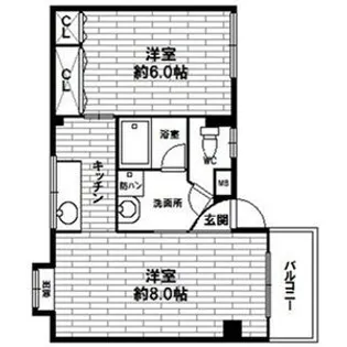 メゾン高槻【4階】の間取り
