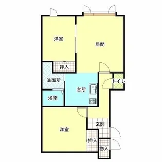 スカイフェリーチェ2【2階】の間取り