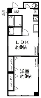花村ビル【4階】の間取り