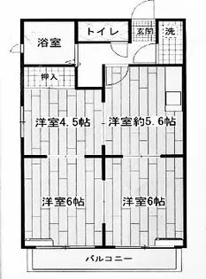 ニューコーポ太閤南館【2階】の間取り