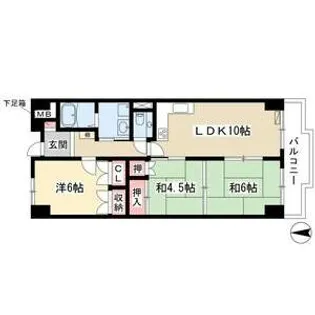 エスポア金山【5階】の間取り