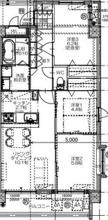 アーベイン永楽【2階】の間取り