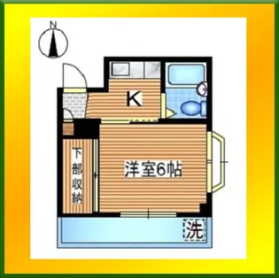 アロッジオ・一橋【3階】の間取り