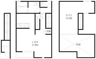 アーティス高崎【2階】の間取り