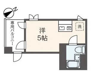 クリフ台町【3階】の間取り