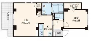 LASICA住吉【2階】の間取り