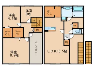 クレールシェノワの間取り