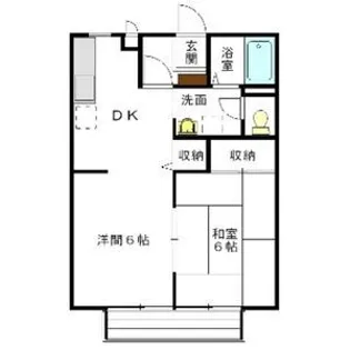 サンライフ菅沼【2階】の間取り