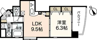 オリオリタウンVIII【8階】の間取り