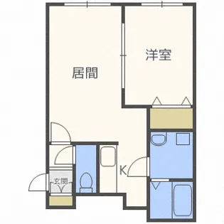 KAZU栄通【3階】の間取り