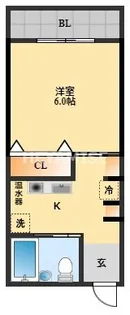 弁天ヒルズ【4階】の間取り