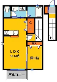 クリンゲル【2階】の間取り