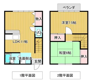 ハイツ陣場が丘の間取り
