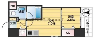 イグレック南本町【4階】の間取り