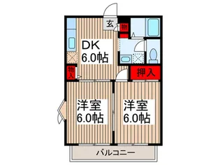 パインヒルズ【2階】の間取り