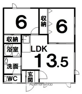 フォレストヒルズ【2階】の間取り