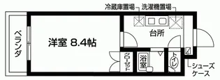 ジェイズ池の上【1階】の間取り