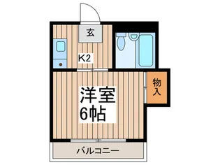K・S・Mハイツ【2階】の間取り