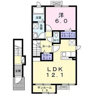 ブランルマ【1階】の間取り