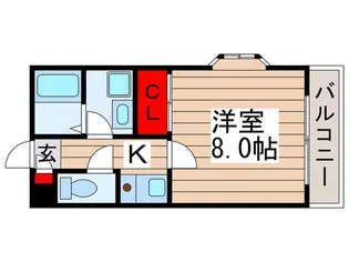 藤コ-ポE棟【2階】の間取り