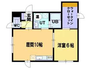 サンサーラ四番館【1階】の間取り