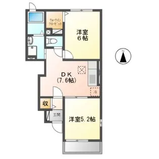 カレントB【1階】の間取り