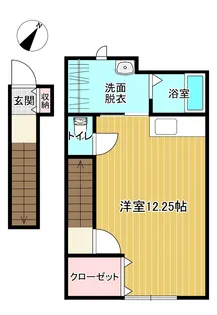 ベルクレール大西【2階】の間取り