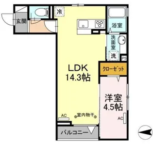 D-Style境【2階】の間取り