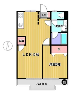 ロイヤルウイング【2階】の間取り