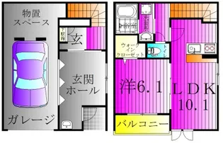 Sun Lives~さんりぶす~の間取り