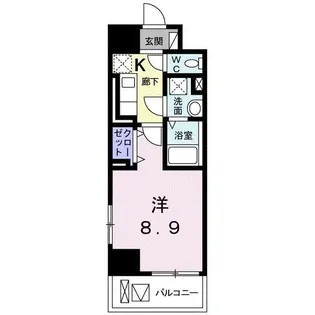 ダイヤモンドリング【5階】の間取り