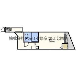 シティハイツスミ【4階】の間取り