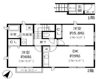 ルナ・ドミール【2階】の間取り