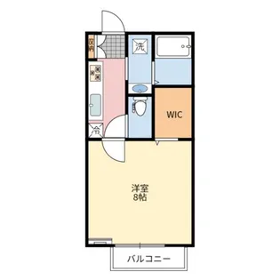 ラリーグラス【2階】の間取り