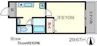 メディナ三条室町【8階】の間取り