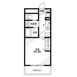 アンプルールフェールK.Yu【3階】の間取り