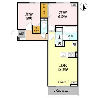 charme【1階】の間取り