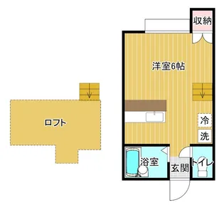 メゾンヌーベル【2階】の間取り