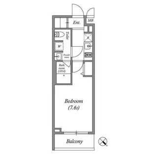 GENOVIA京成立石IVskygarden【1階】の間取り