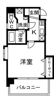 パルク大濠【2階】の間取り