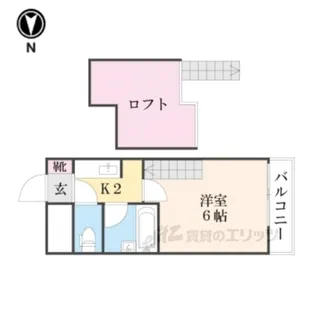 ロイヤルハイツ橿原2【3階】の間取り