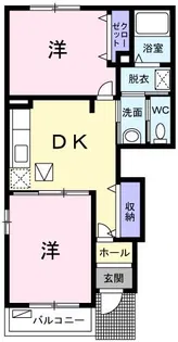 リバーサイド.マキ【1階】の間取り