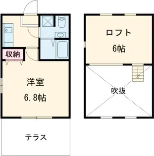 カーサ喜多見【1階】の間取り