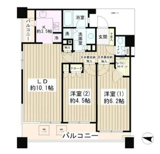 両国パーク・ホームズ【5階】の間取り