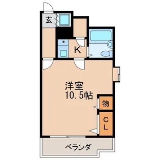 エスト葵南マンション【5階】の間取り
